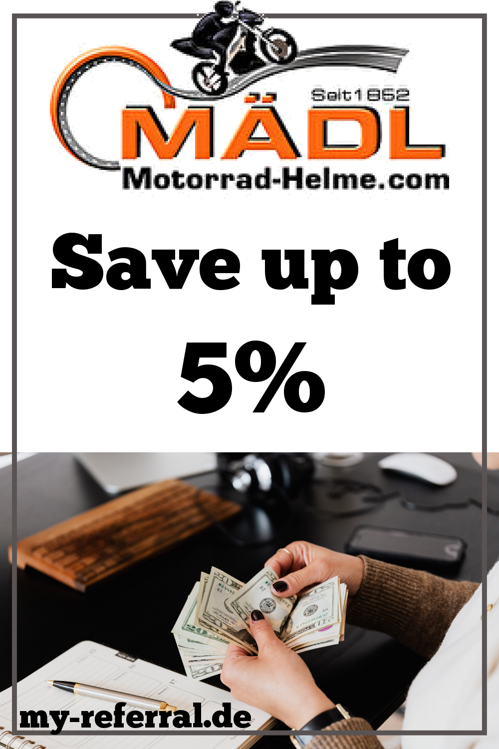 Mädl Motorrad-Helme.com Logo