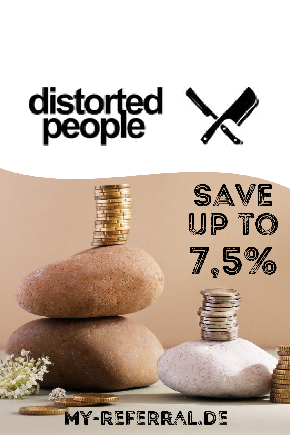 Distorted People Logo